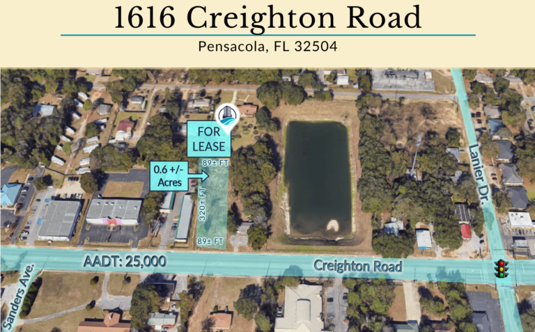 1616 Creighton Road plat and traffic map