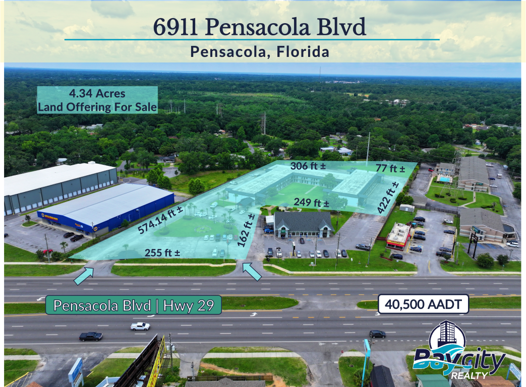 6911 Pensacola Blvd | 4± Acre Development Opportunity For Sale