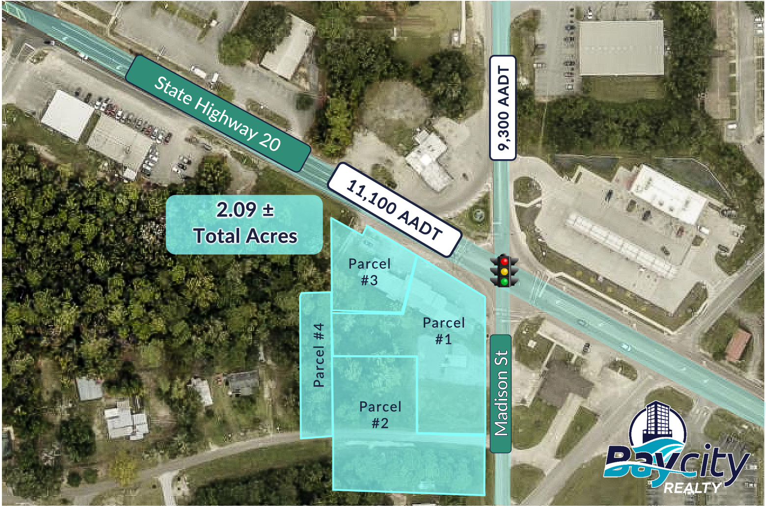 2.09± Acre Hard Corner | 19 W State Hwy 20, Freeport